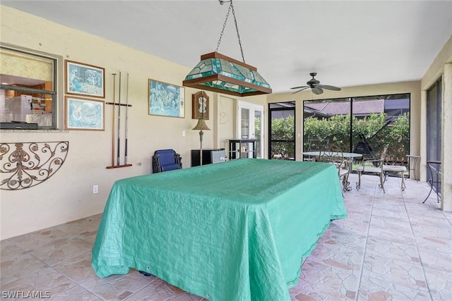 bedroom featuring access to exterior