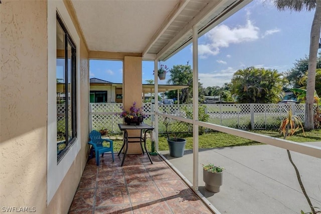 exterior space with a patio area