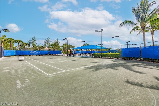 view of sport court