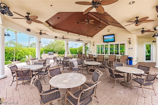 view of patio