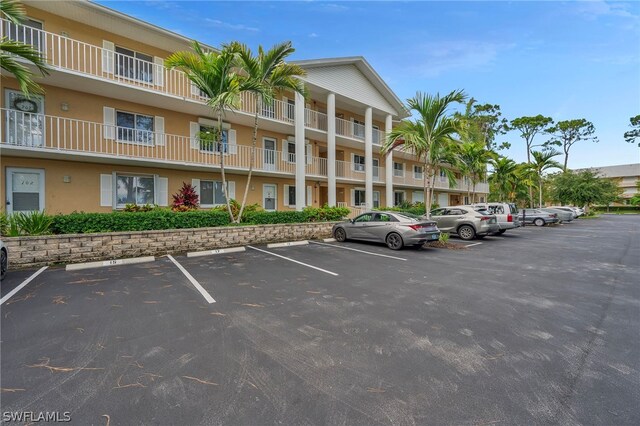 view of parking / parking lot