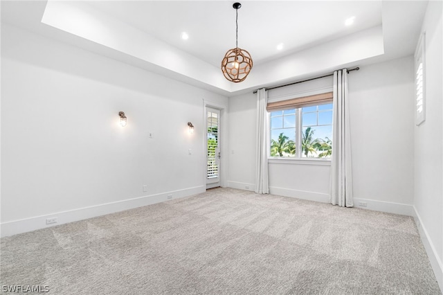 171 N St, Naples, FL 34108 - carpeted empty room with baseboards and recessed lighting