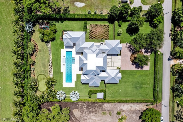 171 N St, Naples, FL 34108 - aerial view of a pool area