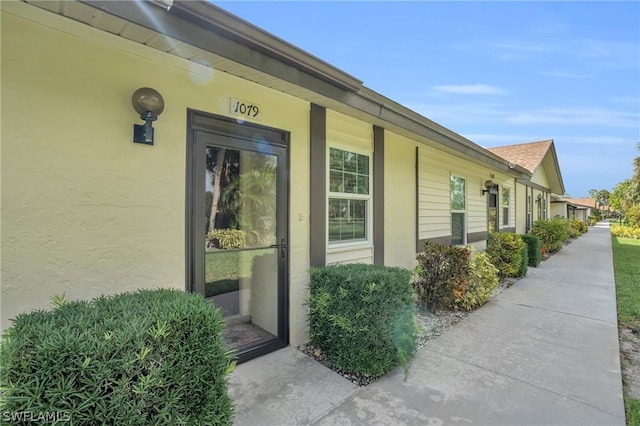 view of property entrance