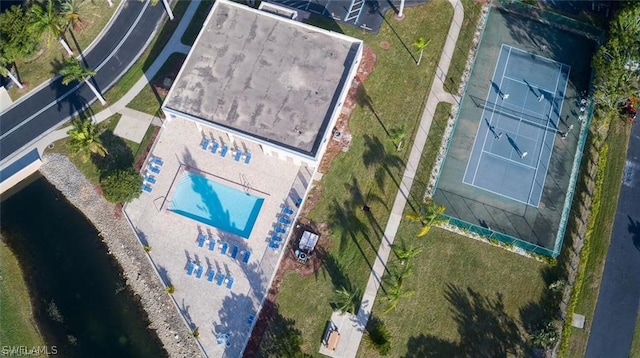 14931 Park Lake Dr Unit 109, Fort Myers, FL 33919 - drone / aerial view of a pool