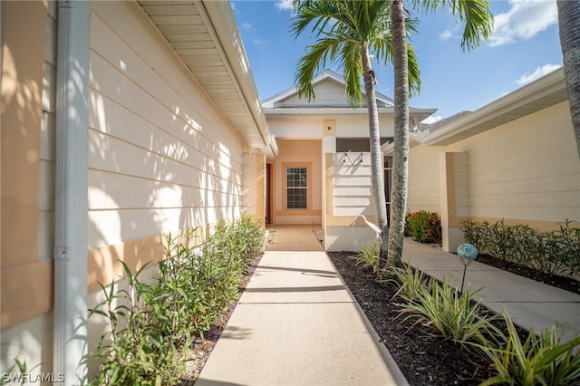 view of entrance to property