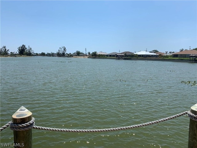 view of water feature