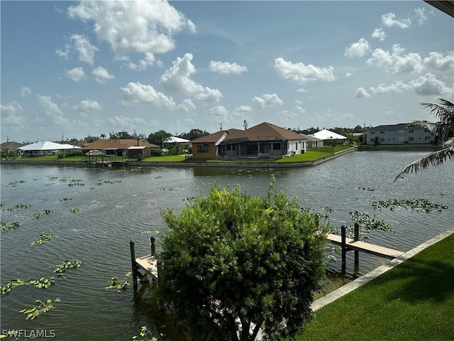 view of water feature