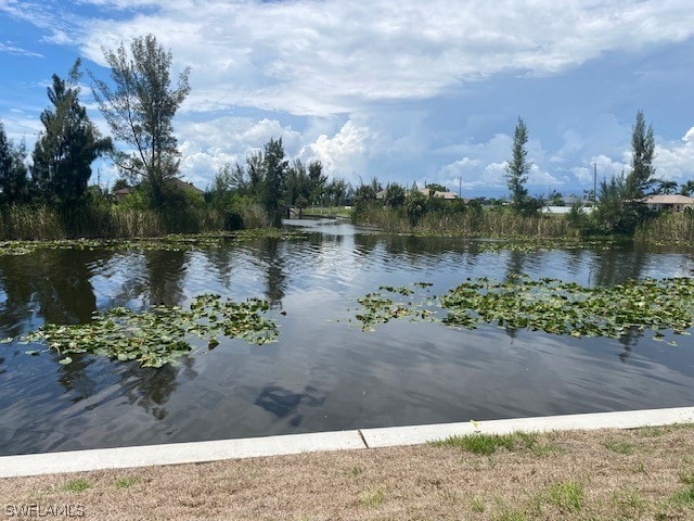 property view of water