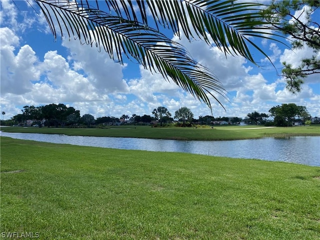 view of water feature