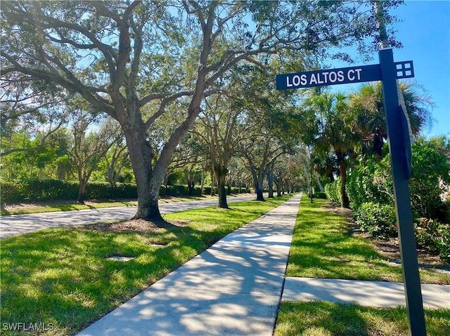 4171 Los Altos Ct, Naples, FL 34109 - view of property's community with a lawn