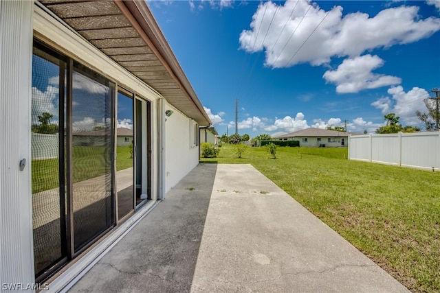 4508 Santa Barbara Blvd Unit 102, Cape Coral, FL 33914 - view of yard featuring a patio area