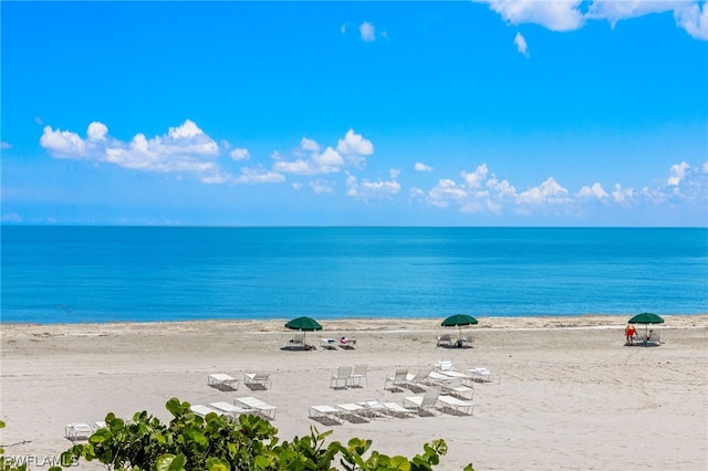 water view with a beach view