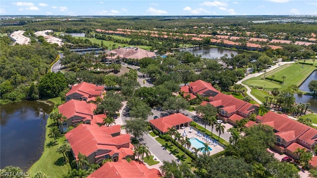 20331 Calice Ct Unit 1704, Estero, FL 33928 - aerial view of residential area with a nearby body of water and a pool