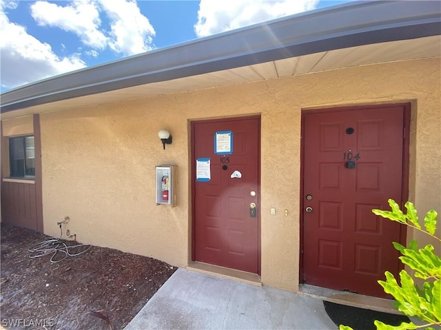 view of entrance to property