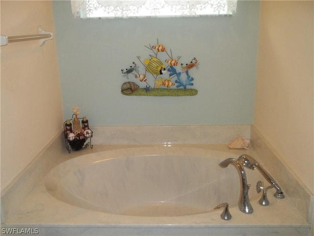 bathroom featuring a bathtub