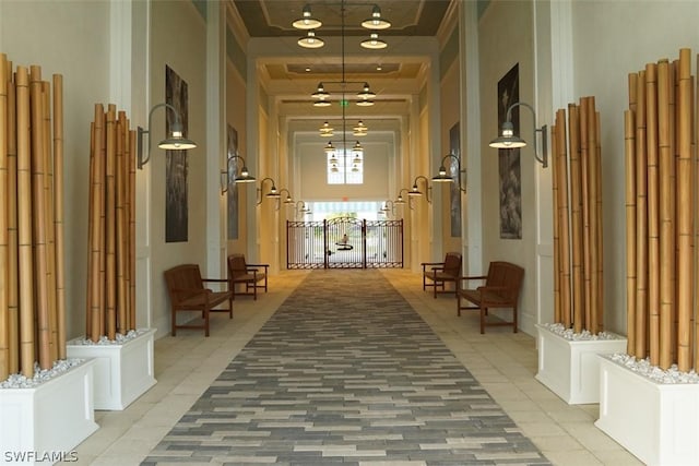 view of community lobby