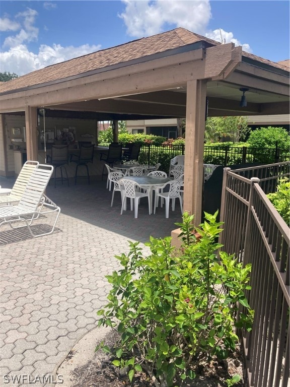 view of patio