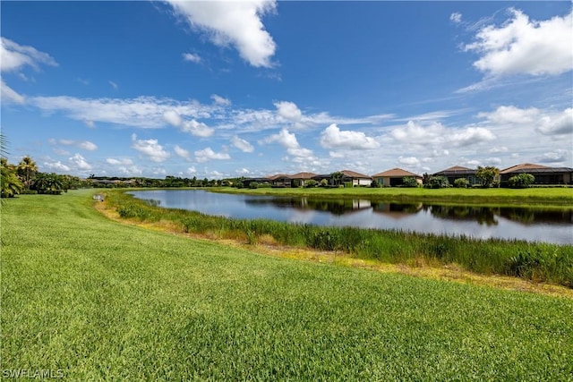 property view of water