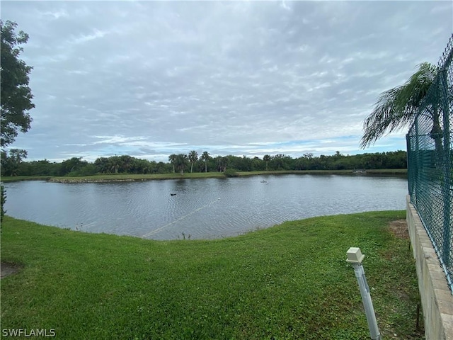 view of water feature