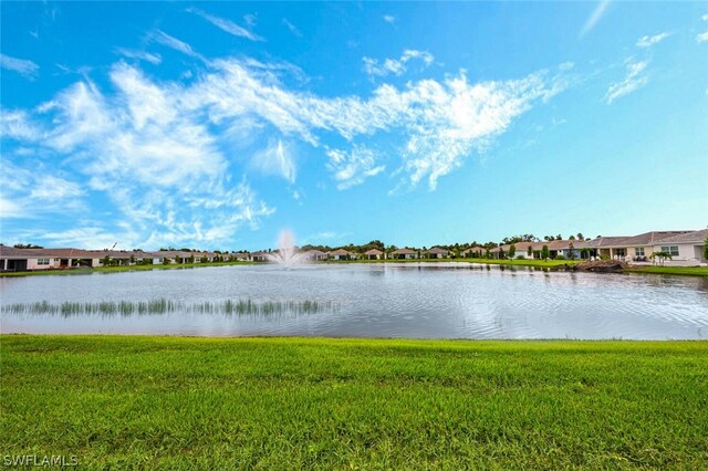 view of water feature