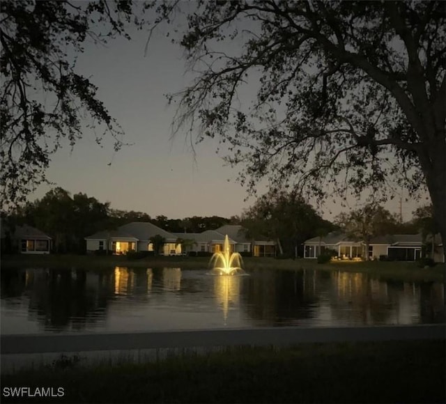 property view of water