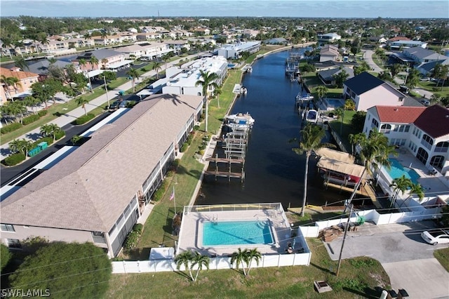 4563 SE 5th Pl Unit 205, Cape Coral, FL 33904 - aerial view featuring a residential view and a water view