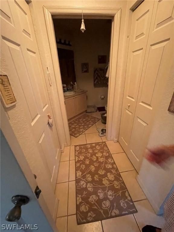 bathroom featuring tile patterned floors