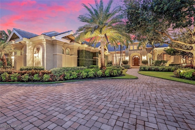 view of mediterranean / spanish-style home