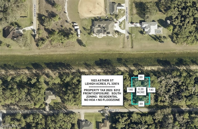 1023 Asther St E, Lehigh Acres FL, 33974 land for sale