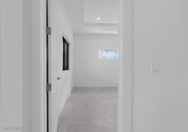817 Jacaranda Pkwy E, Cape Coral, FL 33909 - hallway featuring recessed lighting and baseboards