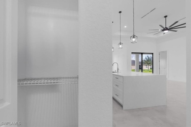 817 Jacaranda Pkwy E, Cape Coral, FL 33909 - interior space with a ceiling fan and a sink