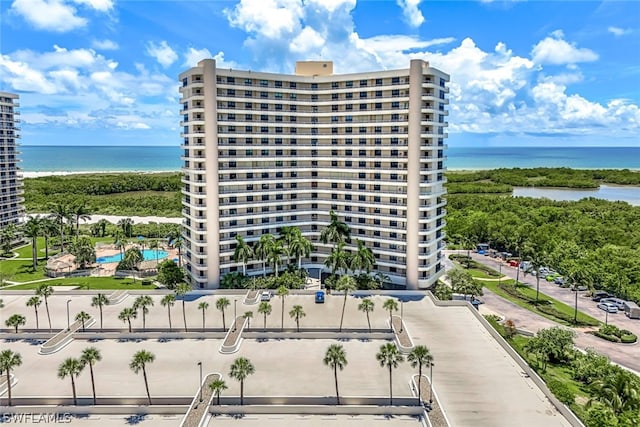 view of property featuring a water view