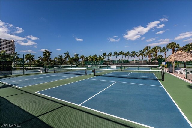 view of sport court with basketball court