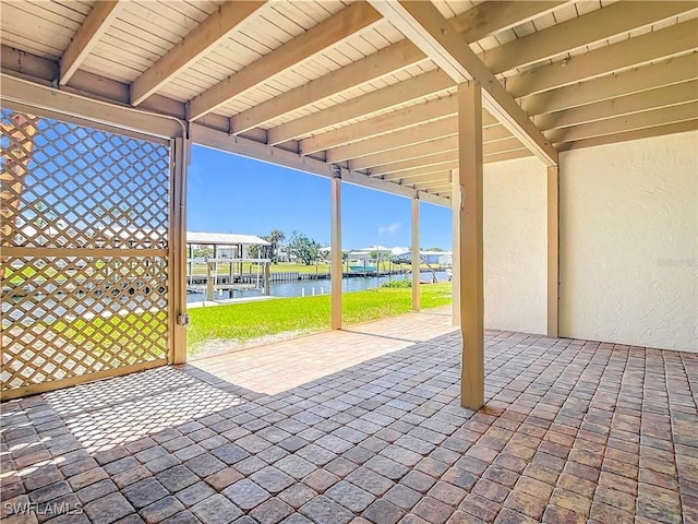 24313 Pirate Harbor Blvd, Punta Gorda, FL 33955 - view of patio / terrace with a water view