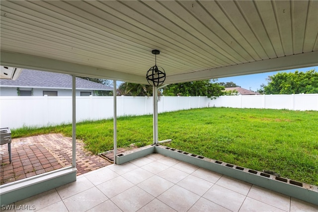 unfurnished sunroom featuring plenty of natural light