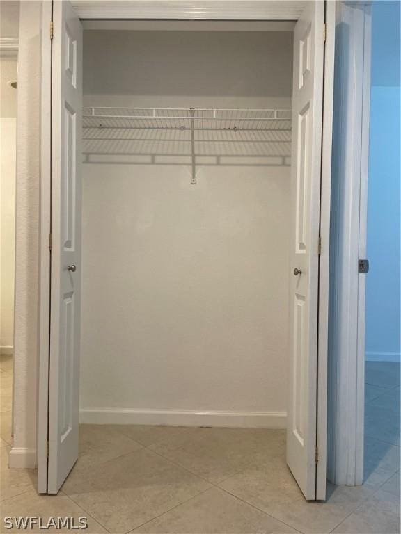 view of closet