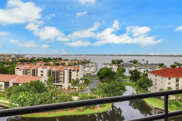 property view of water