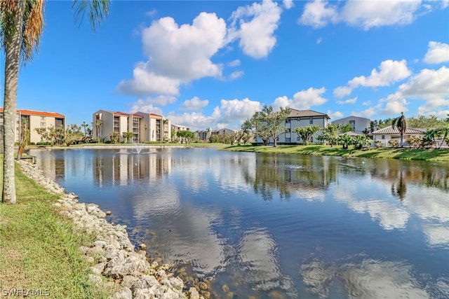 property view of water