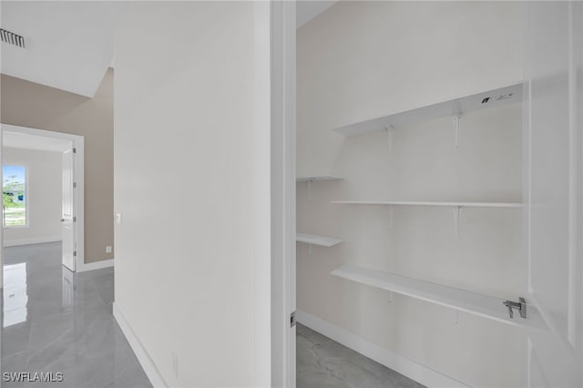 interior space featuring tile patterned flooring