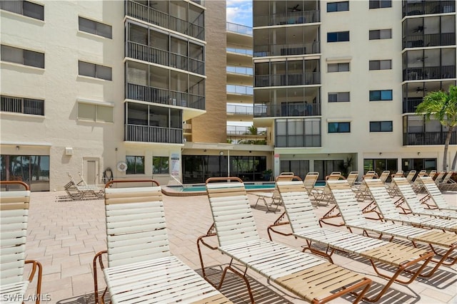 exterior space with a patio