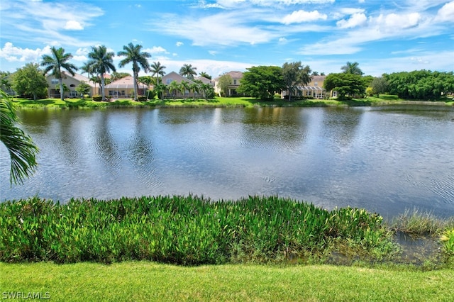 view of water feature