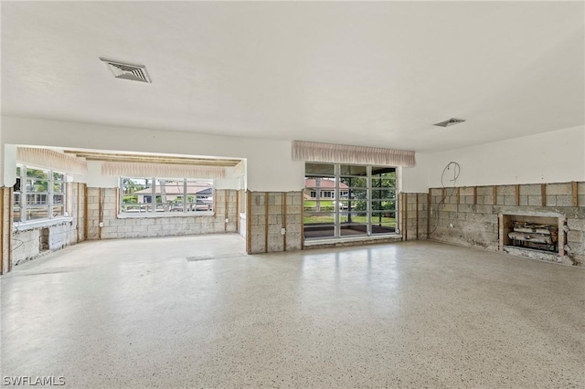 view of unfurnished living room