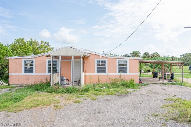 view of manufactured / mobile home