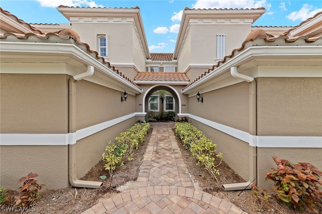 view of entrance to property