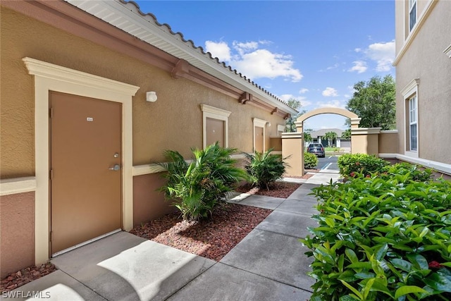 view of entrance to property