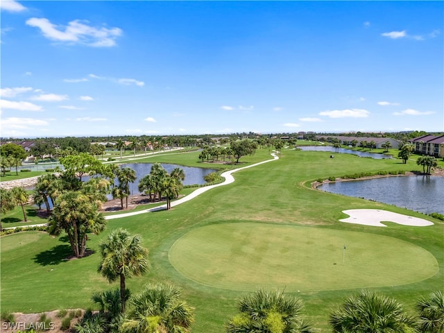 view of property's community featuring a water view