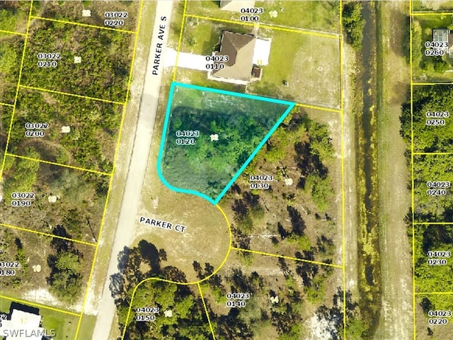 1033 Parker Ct, Lehigh Acres FL, 33974 land for sale