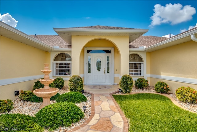 view of entrance to property