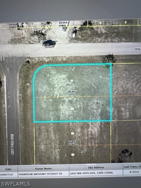 3843 NW 44th Ave, Cape Coral FL, 33993 land for sale